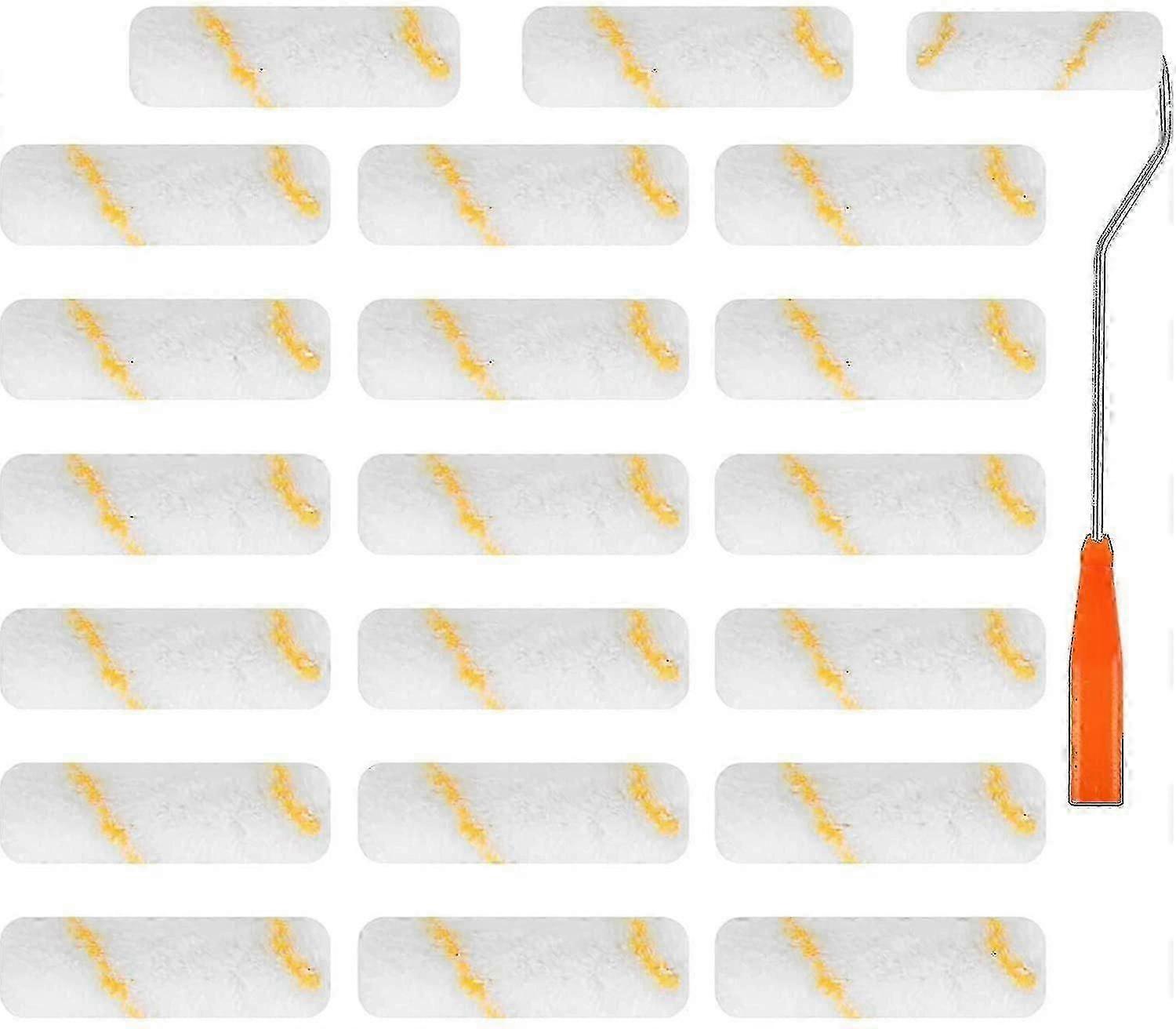 Paint Rollers, 20pcs Paint Roller Brush, Wall Roller, Mini Paint Roller, Small