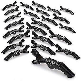 Hair Clips 24 Pcs Professional Salon Hair Clip Women Styling Sectioning Clips Durable Plastic Alligator Hair Clip