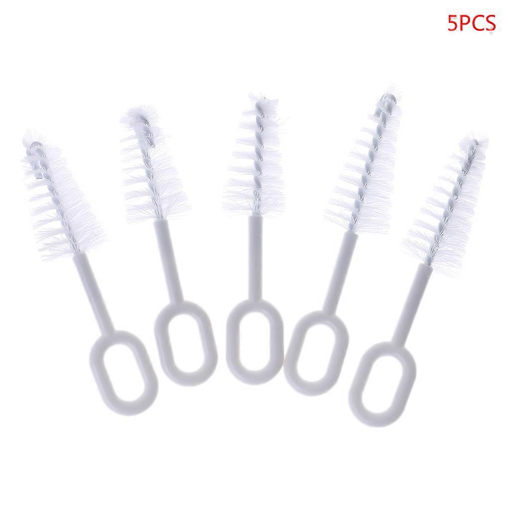 5 Pcs Nipple Bottle Brushes Baby Bottle Nipple Cleaner for Extra Dense Bristles Baby Pacifier Cleaning Easy Hang on Multi