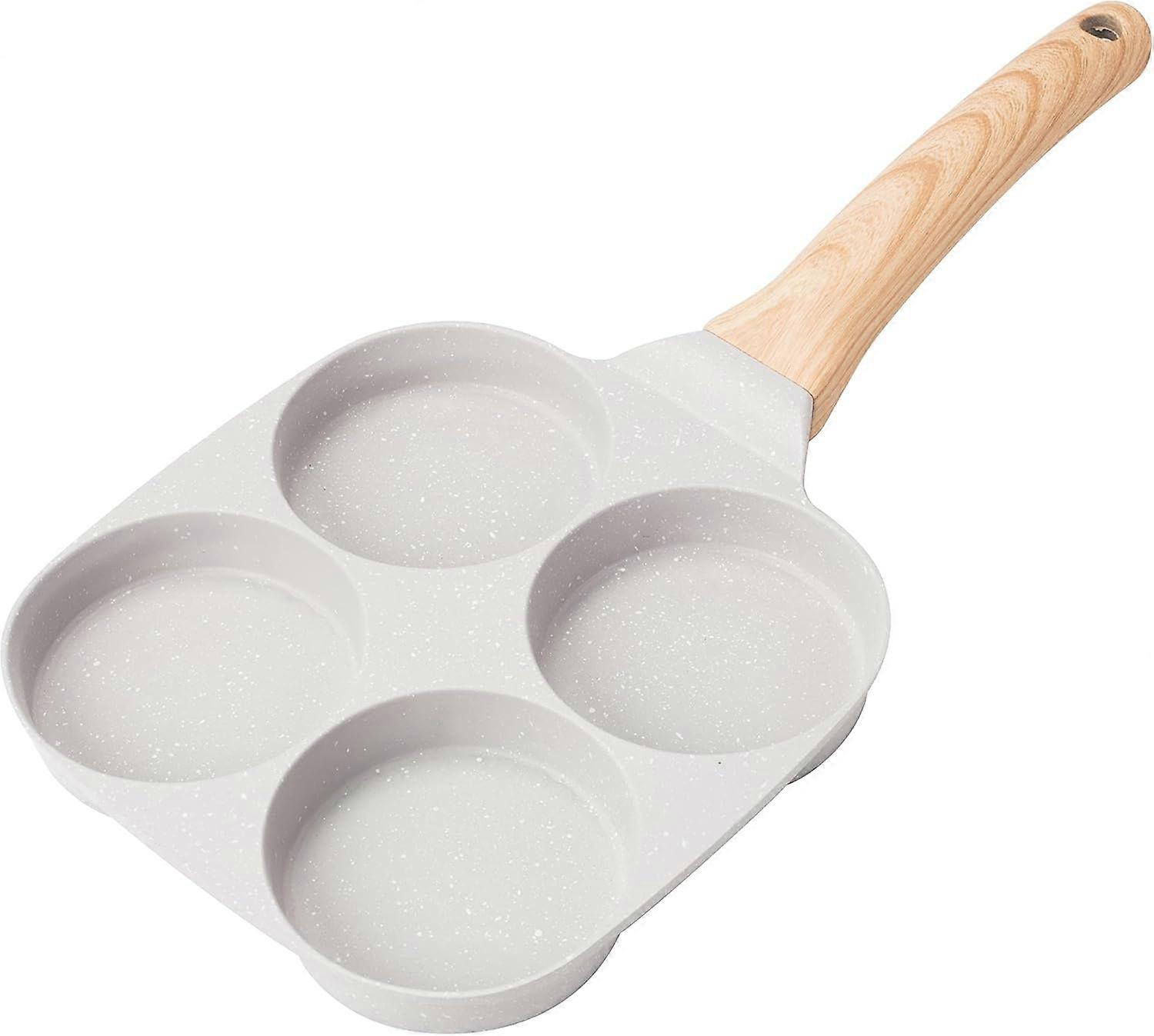 Granite Egg Pan, 4-Cup Nonstick Omelet Pan, Lightweight Easy-Clean Cookware for Breakfast and Meal Prep