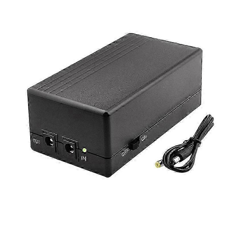 12V 2A امدادات الطاقة غير المنقطعة مصغرة UPS 12000MAh بطارية احتياطية ل CCTV و WiFi راوتر الطوارئ