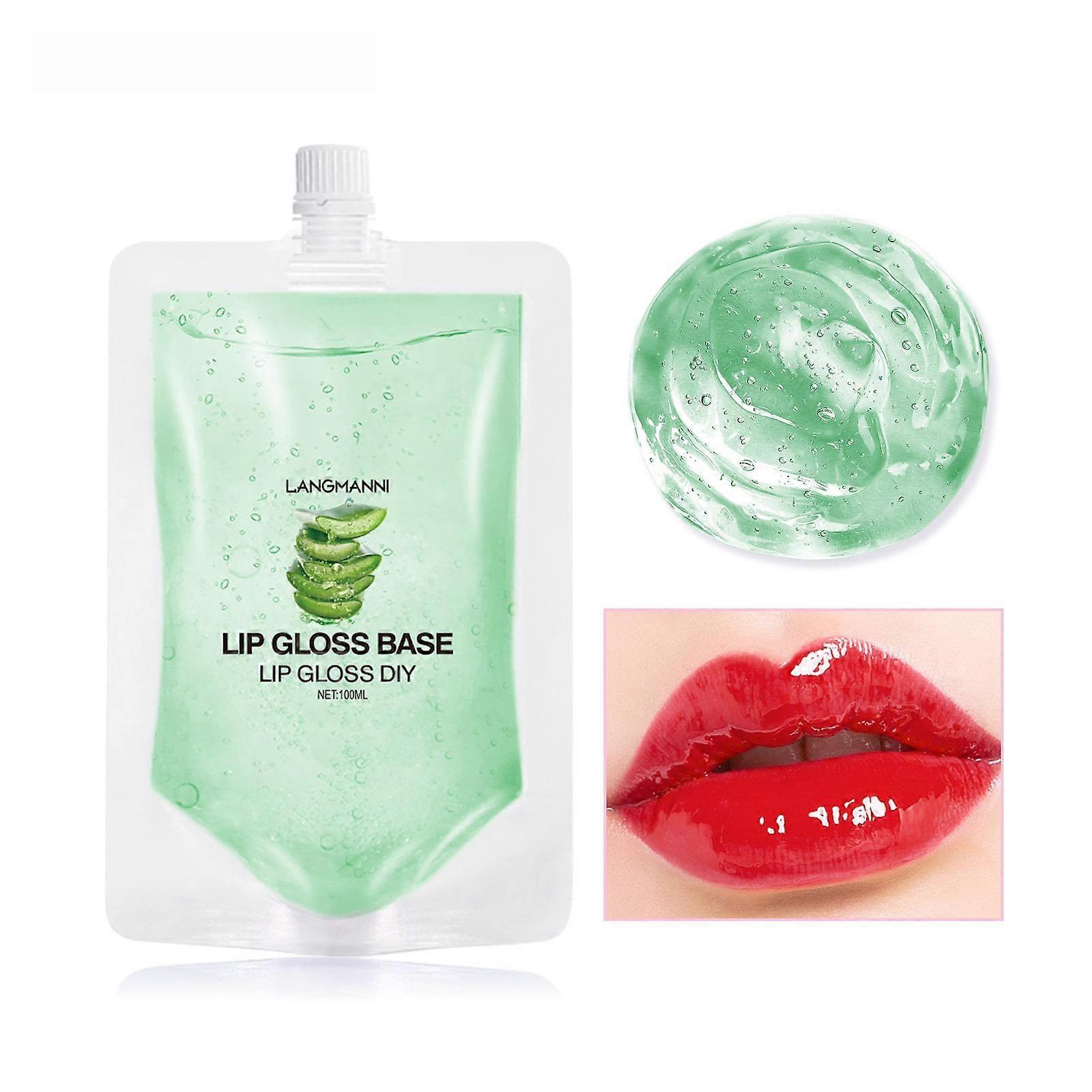 DIY Lip Gloss Base Kit with Pearlescent Colors Moisturizing Clear and Aloe Base for Custom Lip Makeup