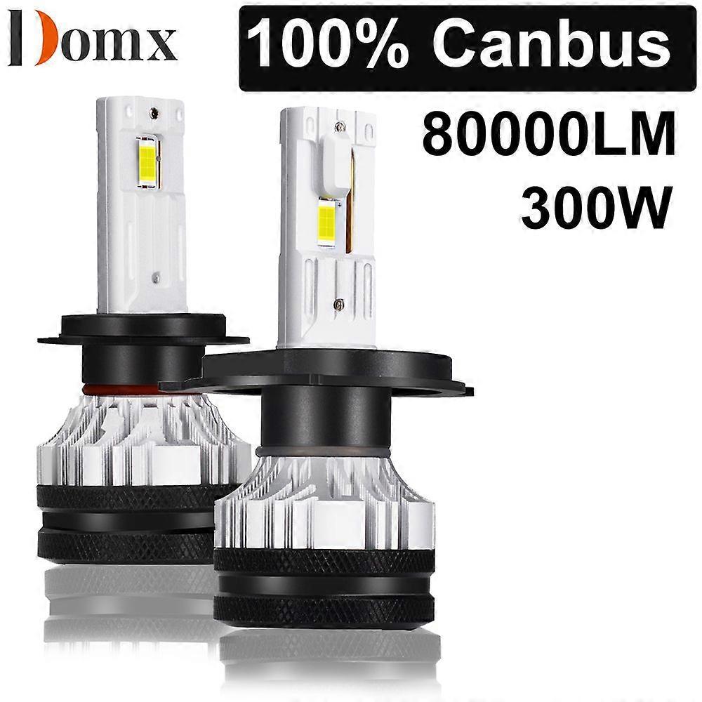 Domx Canbus H4 H7 LED Car Headlight H1 H7 H11 9005 HB3 9006 HB4 Auto LED Bulb 80000LM Auto Headlamp Fog Light No Error 6000K