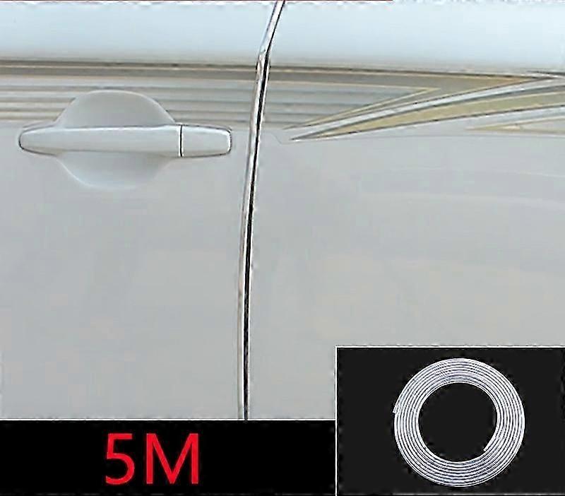 Car Door Trim Edge Body Strip Chrome Mold Scratch Guard Protector Air Condition Vent U Shape Car Side Door Edge Guards Protector