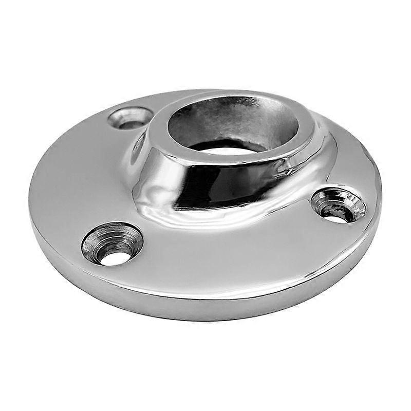 Stainless Steel Round Bottom Pipe Holder Marine Socket For Yacht Boat Rv And Camper Pipe Base Tube Mount Structural Railing Base