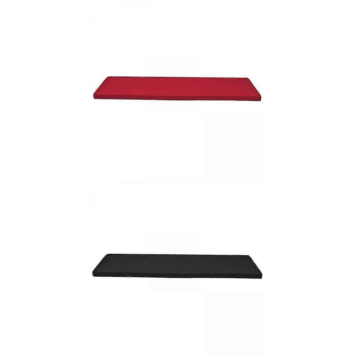 2 Piece Outdoor Bench Cushion Waterproof Fabric Bench Cushion