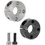 Shaft Collars 20mm Clamp-On One Piece with 3 Holes for Secure Mounting and Enhanced Compatibility