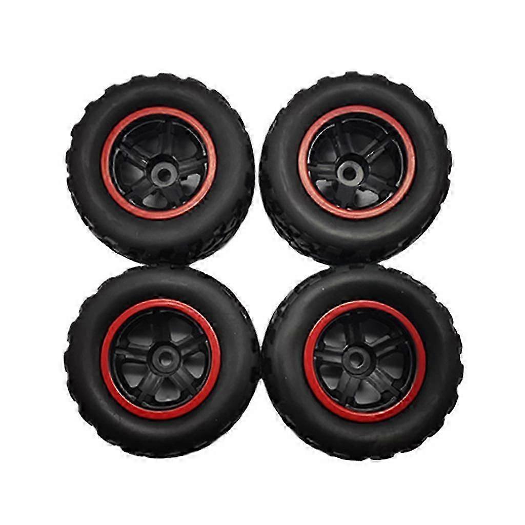 4Pcs RC Reifen Felgen Set Felge & Reifen für WPL D12 RC RC Auto Tru