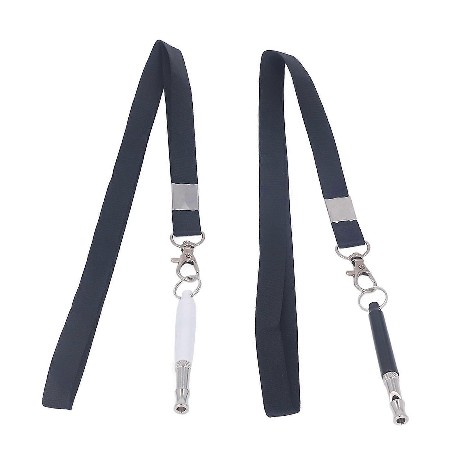 2 Pcs Dog Adjustable Pitch Ultrasonic Silent Dog Whistle Bark Control Recall Barking Training Tool