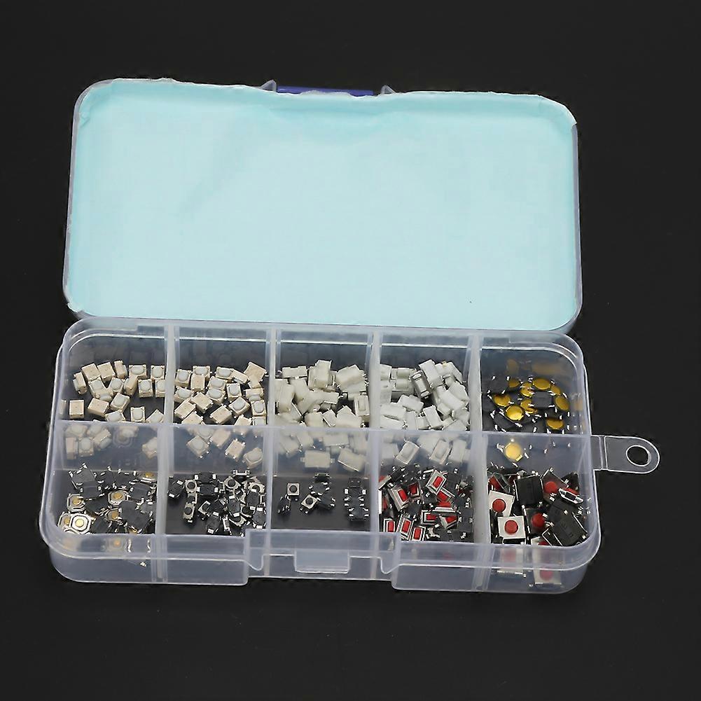 250pcs Remote Control Touch Switch Kit, 10 Different Types, for Multi-Purposes