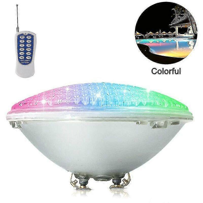 أدى ضوء المسبح ، 18 واط Par56 Rgb ضوء المسبح. جهاز عرض تحت الماء مع مسبح للتحكم عن بعد SZRH