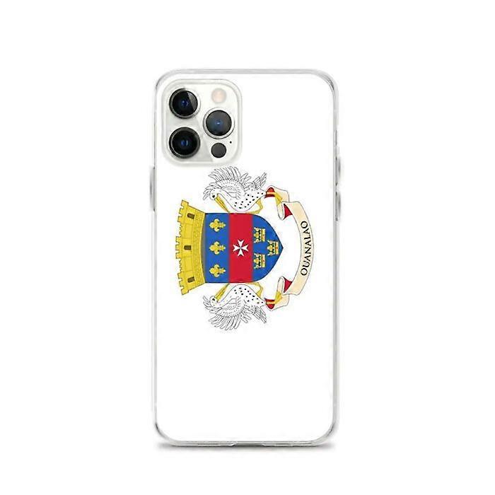 Phone Case – Saint Barthélemy Flag – Compatible with iPhone 12 Pro – Soft Case – Durable and Shockproof – Pixelforma