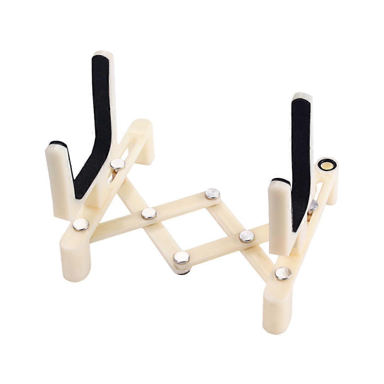 Adjustable Violin Stand Universal Plastic Accessory Stand Portable Foldable With Sponge Pad Compatible With Most Violins