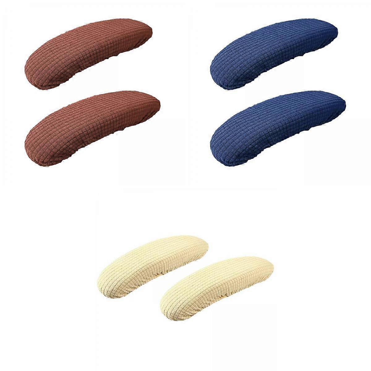 3 Elastic Armrest Covers Stretch Computer Gaming
