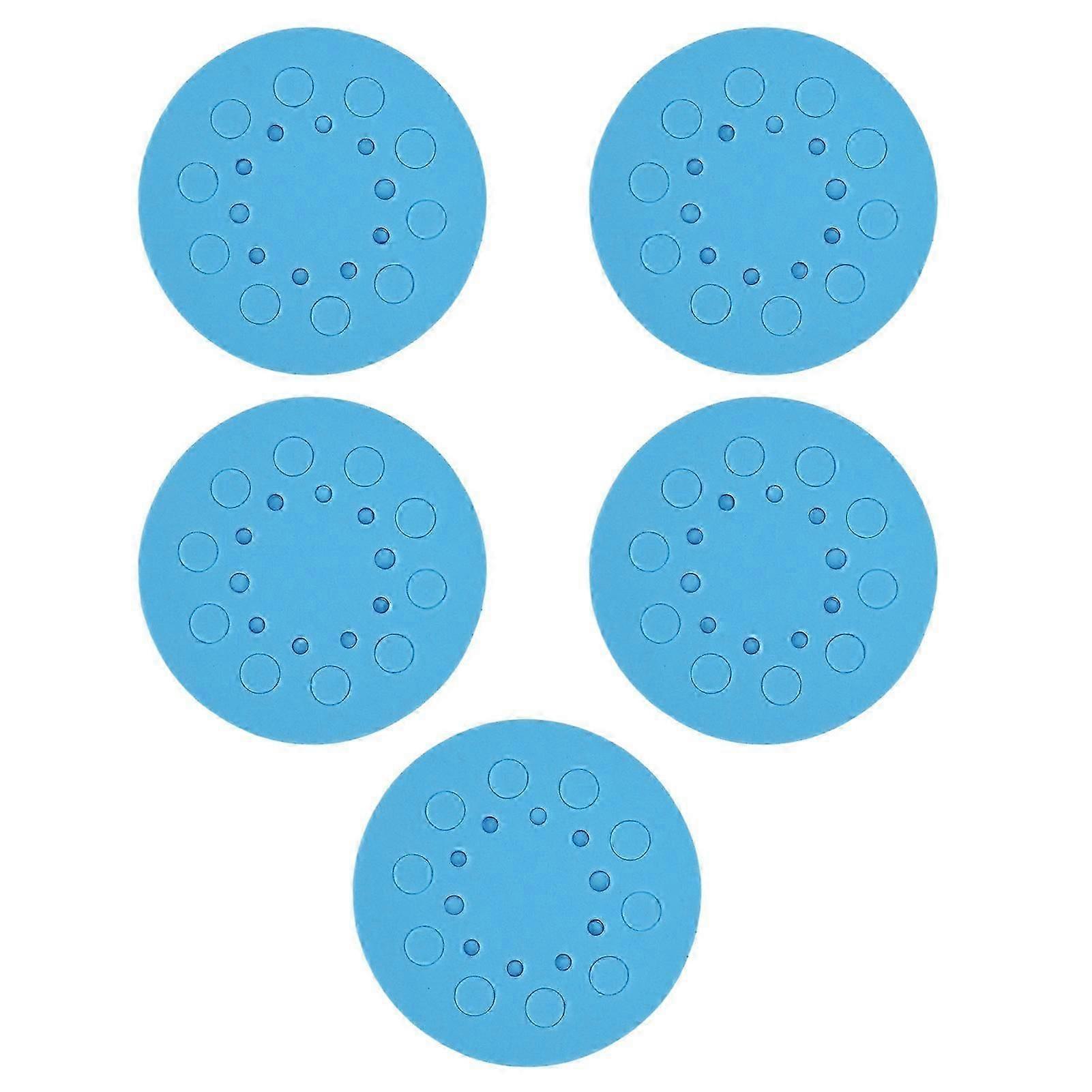 5pcs rond en mousse tube à essai support retrait facile réutilisable flottant porte-tube de centrifugeuse cadeau pour g compatible 0.2ml 0.5ml 1.5ml 2ml tubes à essai bleu 20 ho