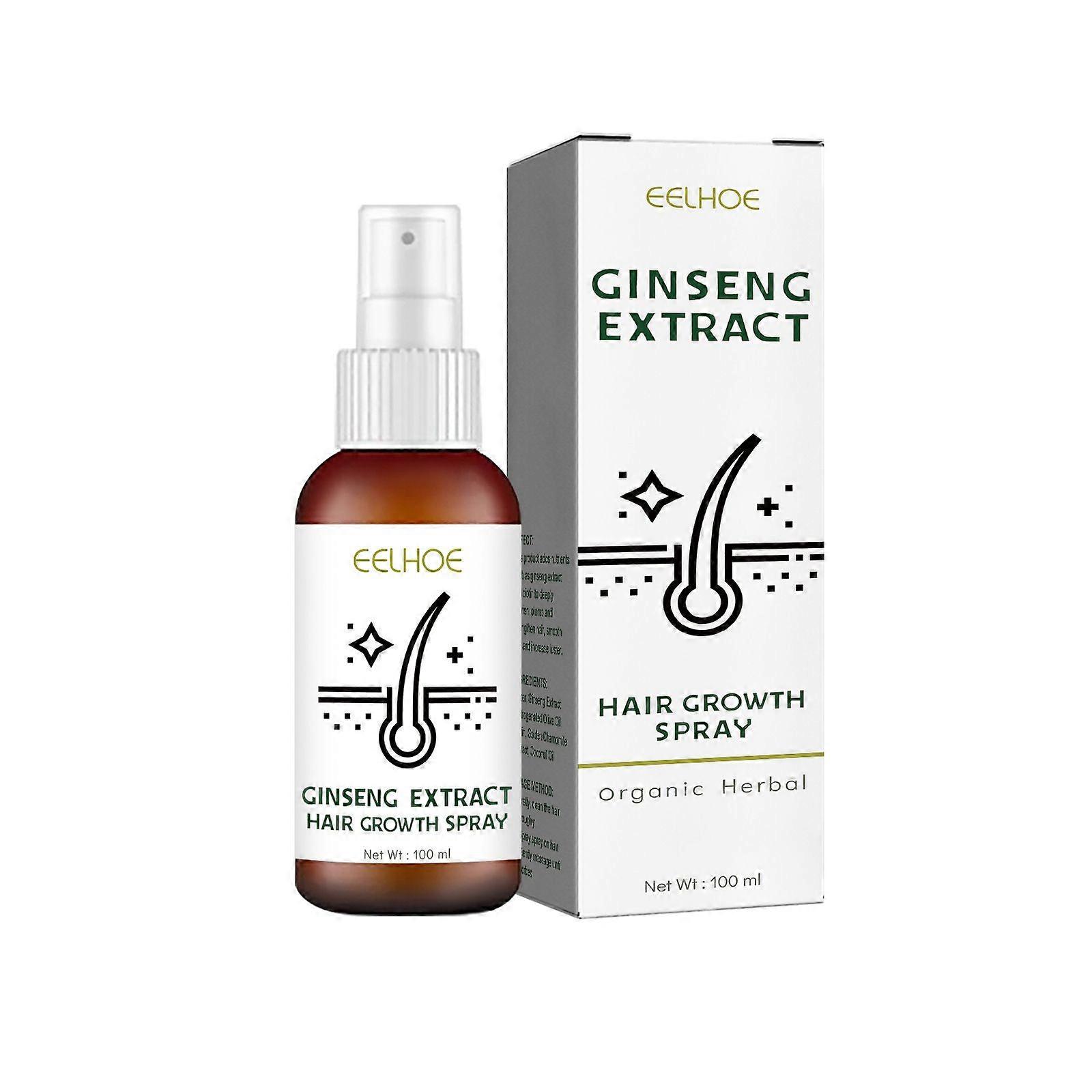 3PC Ginseng spray cheveux soin nourrissant soins capillaires améliorer soin cheveux hydratation