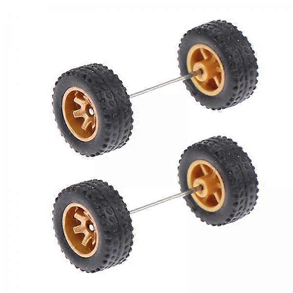 3x 4Pcs Modellauto Ersatzräder, 1:64 Räder Reifen für Modellautos