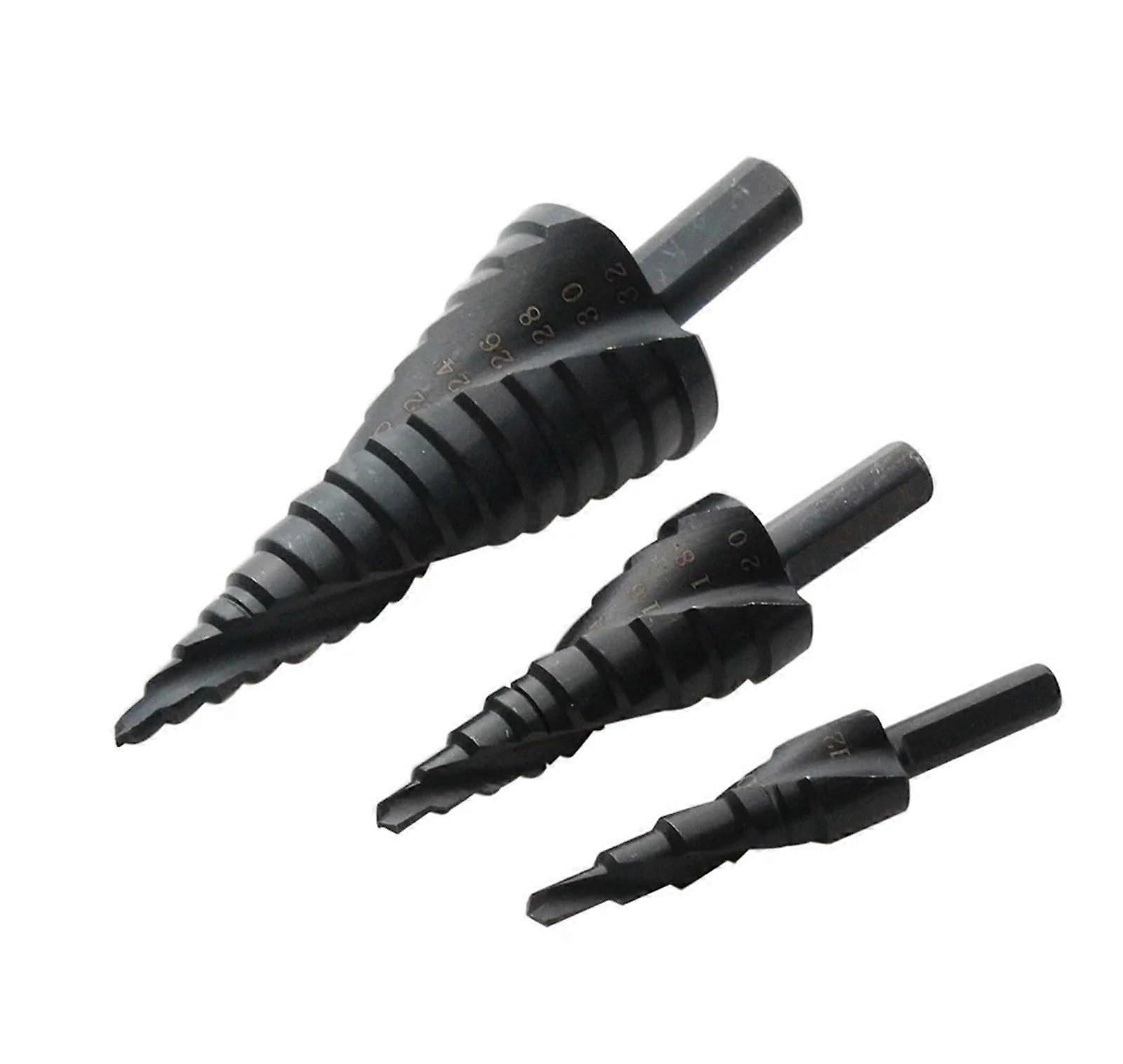 Step drill, 4 12/20/32 mm nitriding spiral step drill in metric sizes