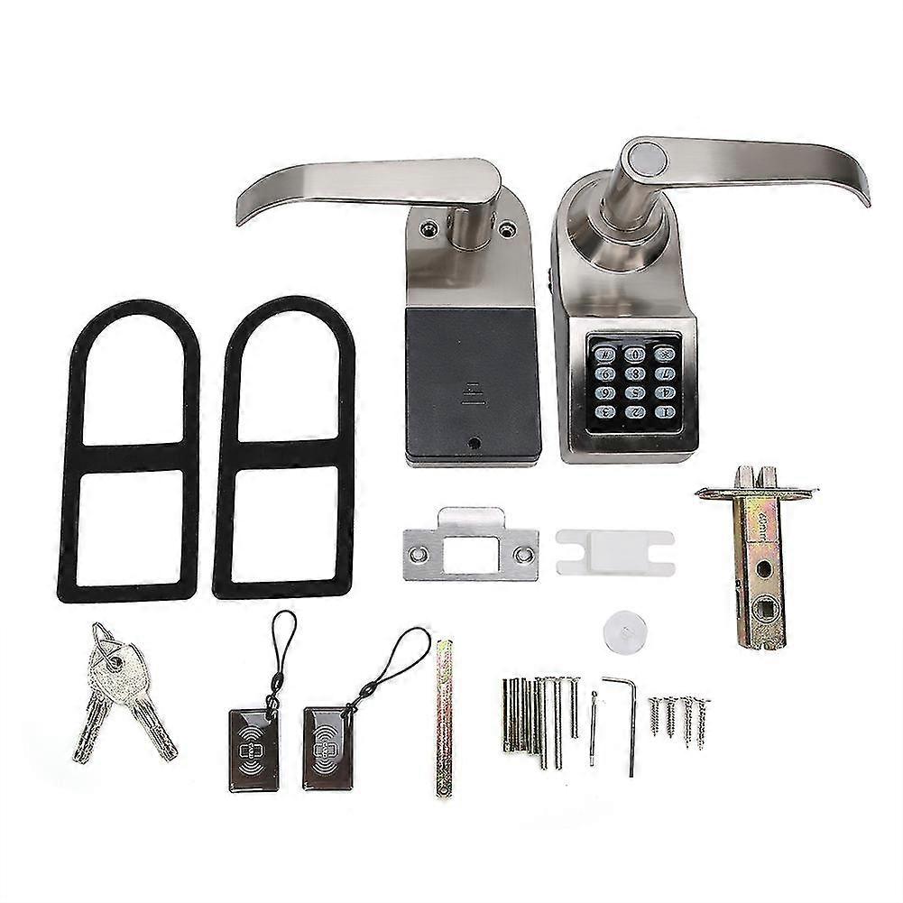 Induction Electronic Password Lock Smart Digital Door Lock With Ic Card Codes And Key Unlocking Security Entry