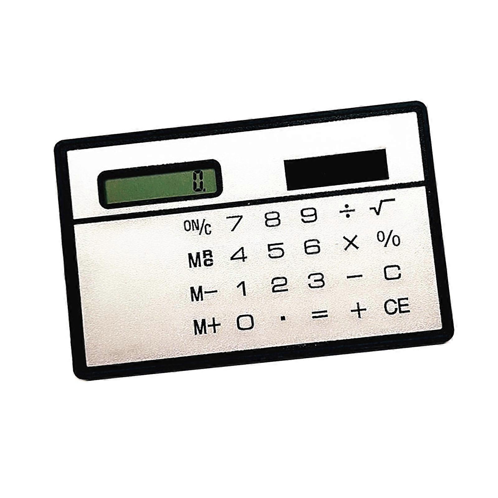 8 Digit Calculator Standard Function Calculator with Solar Powered, Big Buttons