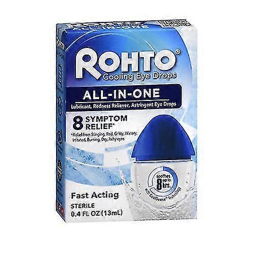 Mentholatum Rohto Ice Relief Eye Drops, 0.43 Oz (pack Of 1)