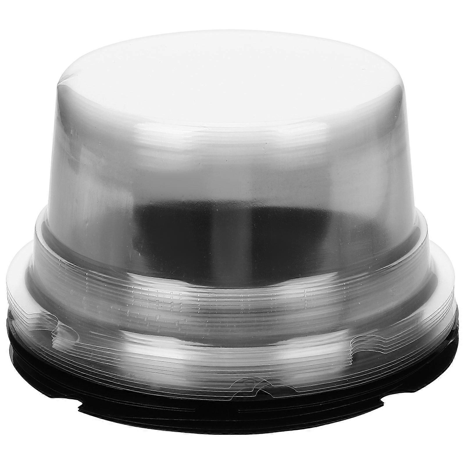 Sturdy Plastic Boxes with Lids, Great for Cake Shop Displays