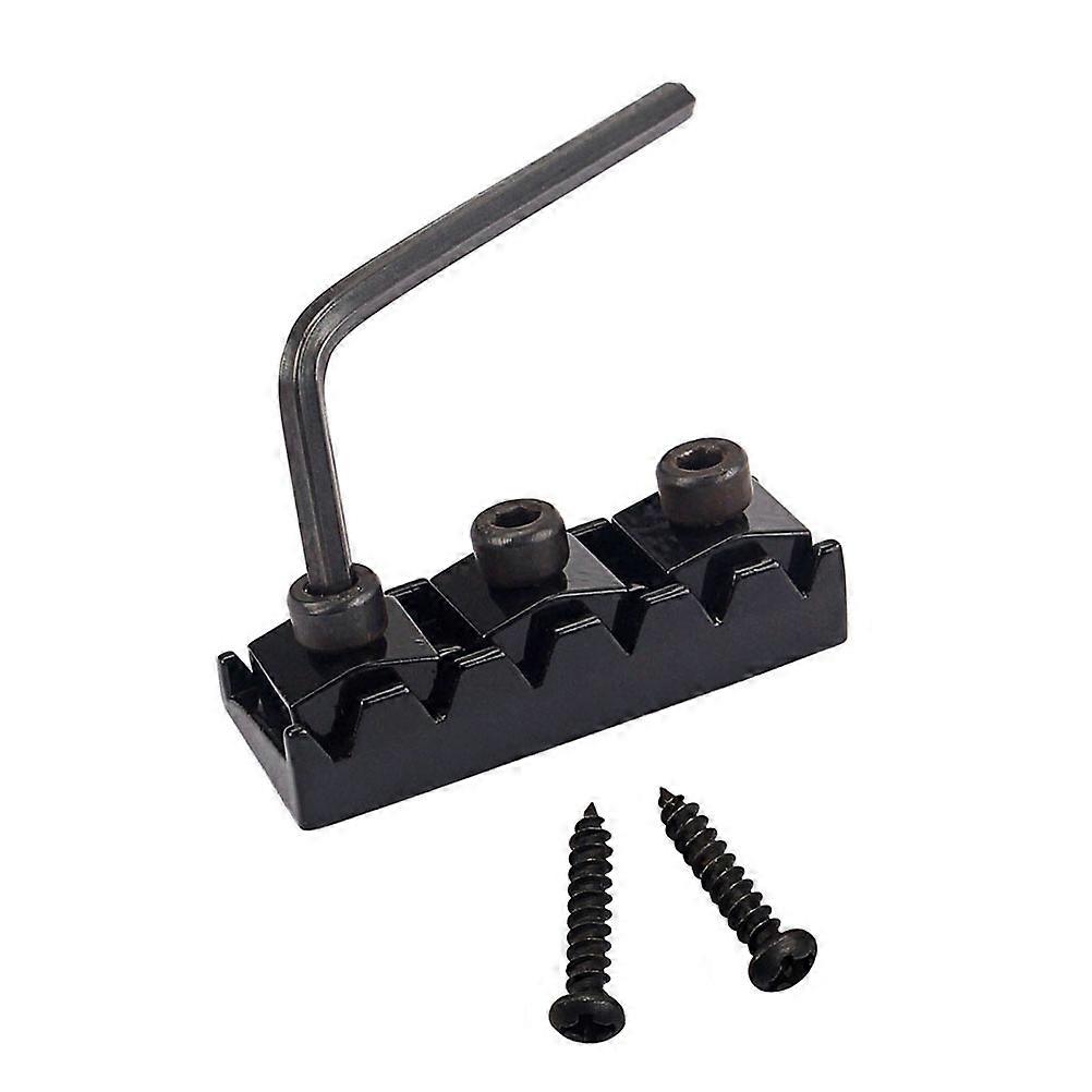 Durable Zinc Alloy String Locking Nut for Guitars, Ensures Firm String Attachment