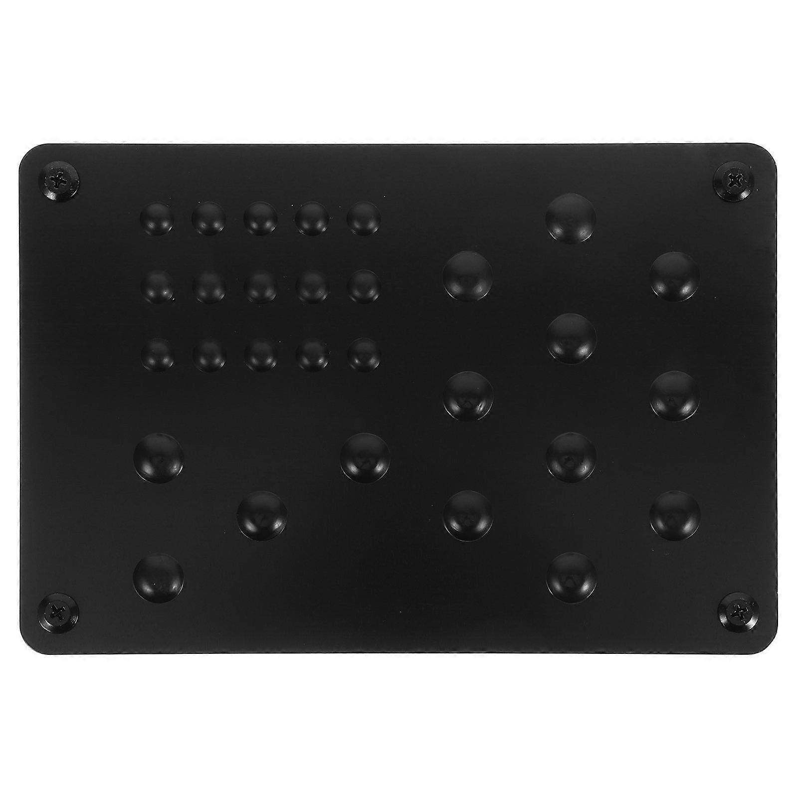 Foot Rest Pad Plates, Non-Damaging and Functional for All Types of Cars