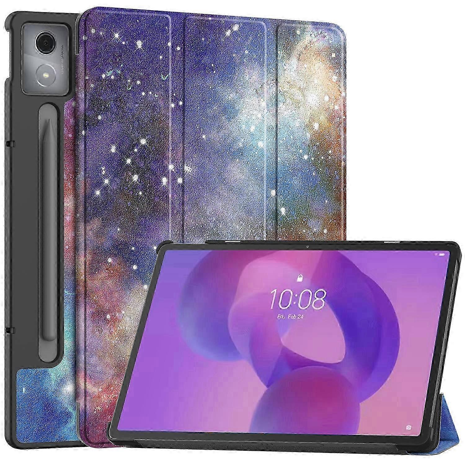 Lenovo Idea Tab Pro Case - Leather Stand Cover with Pattern Print for Tablet
