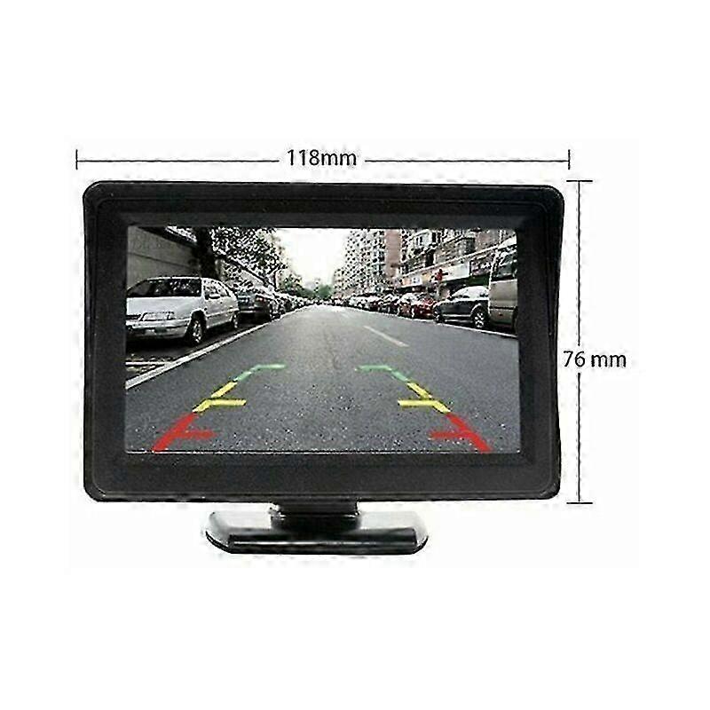 Wireless Backup Camera System Kit for Car/Truck/Van/Pickup/RV. 4.3 inch Monitor Rear View Camera Backup System 25-26