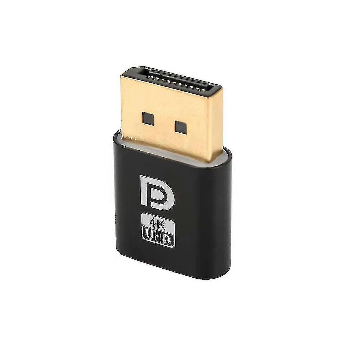 4k Displayport Dummy Plug Dp Virtual Display Adapter Edid Headless Ghost Emulator For Pc Graphics V [jkw]