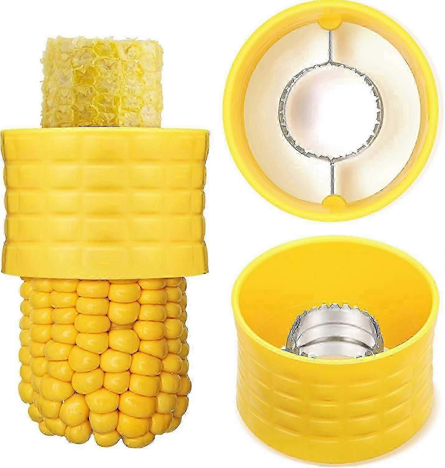 4 Pieces Cob Corn Stripper Corn Stripping Tool Manual Corn Threshing Compatible With Removing Kernels From Fresh Corn