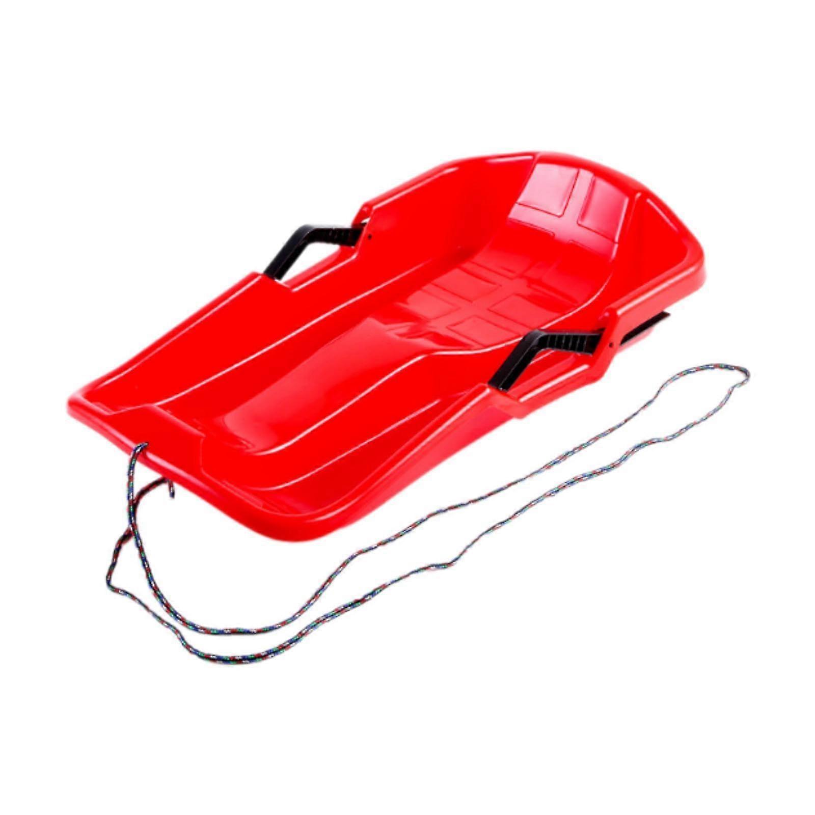 Sled for children, sliding sled for grass and sand, with brake function, toy for winter activities outdoors red