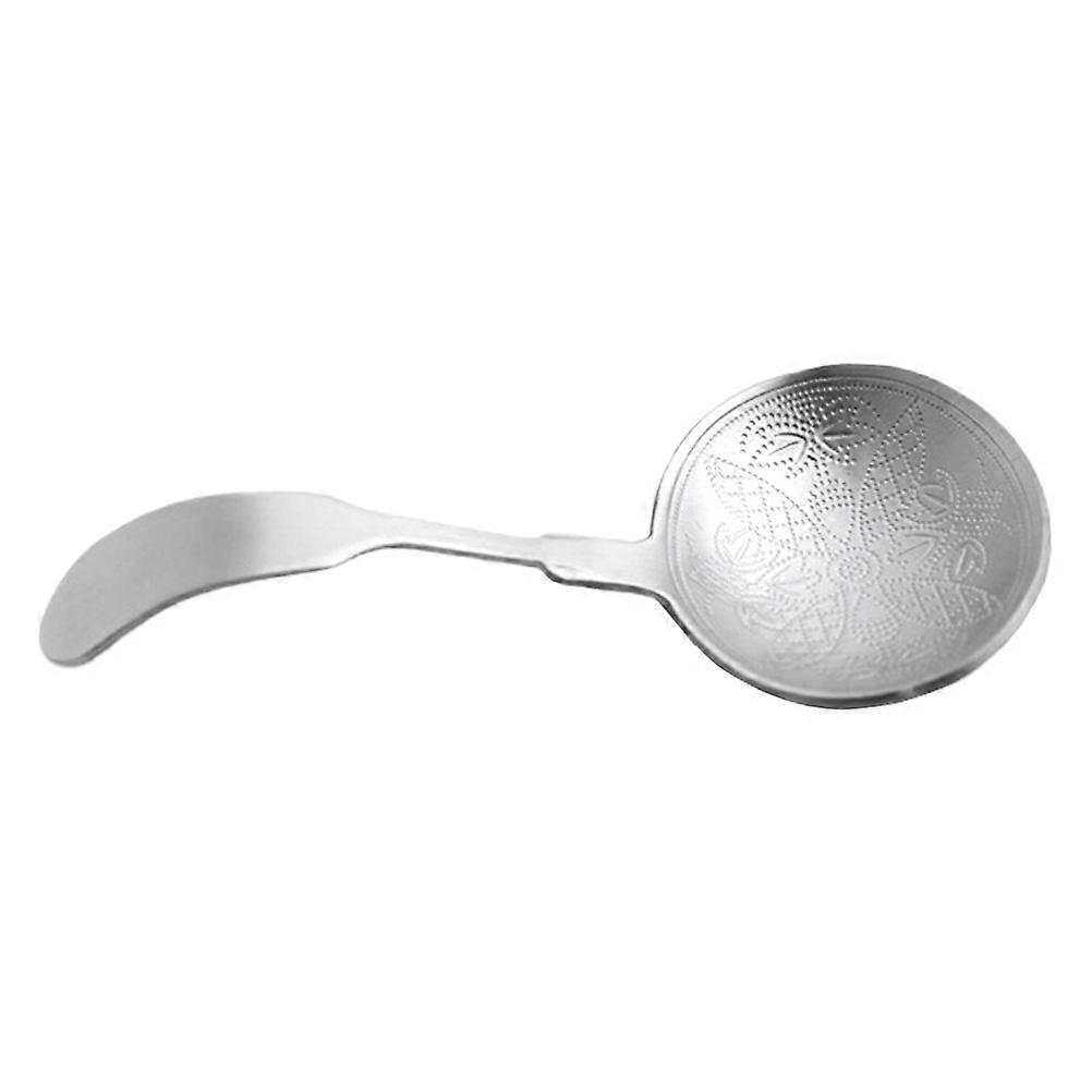 Stainless Steel Tea Spoons Ergonomic Design Round Shape For Tea Lovers 304 Stainless Steel 1Set