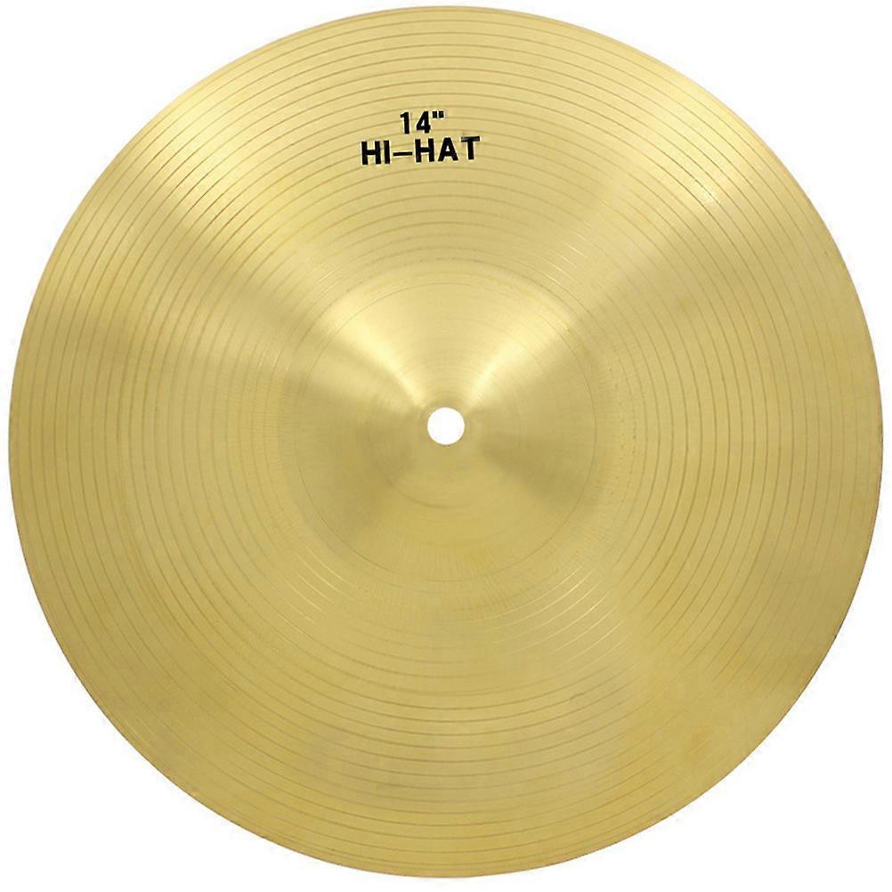 Practice Cymbals Crash Cymbal Musical Instrument Performance Golden 12 Inch For Jazz Drum Silent Cymbals 1Set