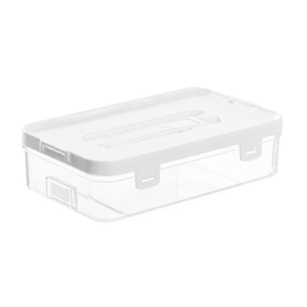 Plastic Pencil Case Organizer Stackable Marker Storage Box Durable Design for Artists Teachers Students Easy Organization