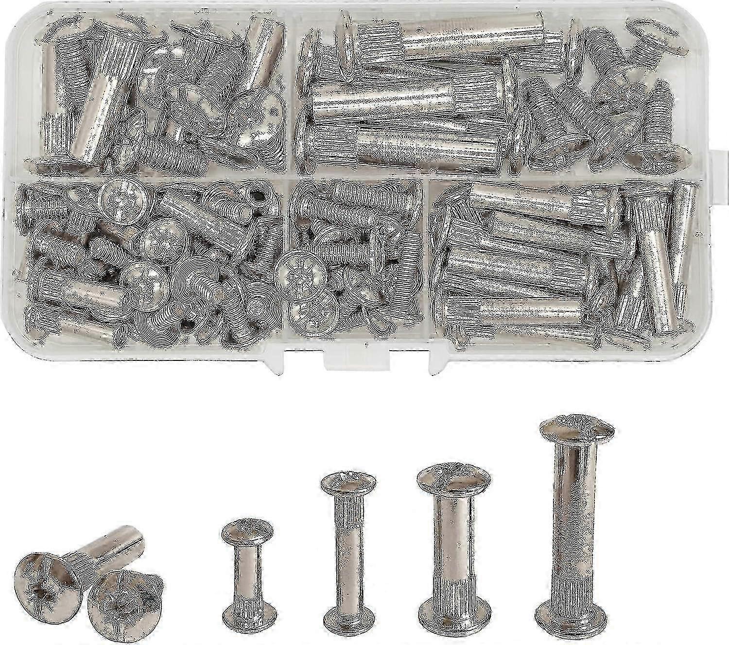50 Sets M4/M6 Connecting Bolts for Cupboard, Wood Board Fastening Edition 0620