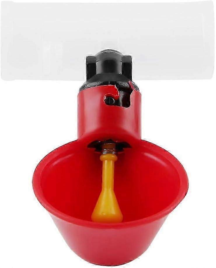 5pcs Automatic Poultry Drinker Chicken Drinker Tool Floating Gravity Feeder 20mm