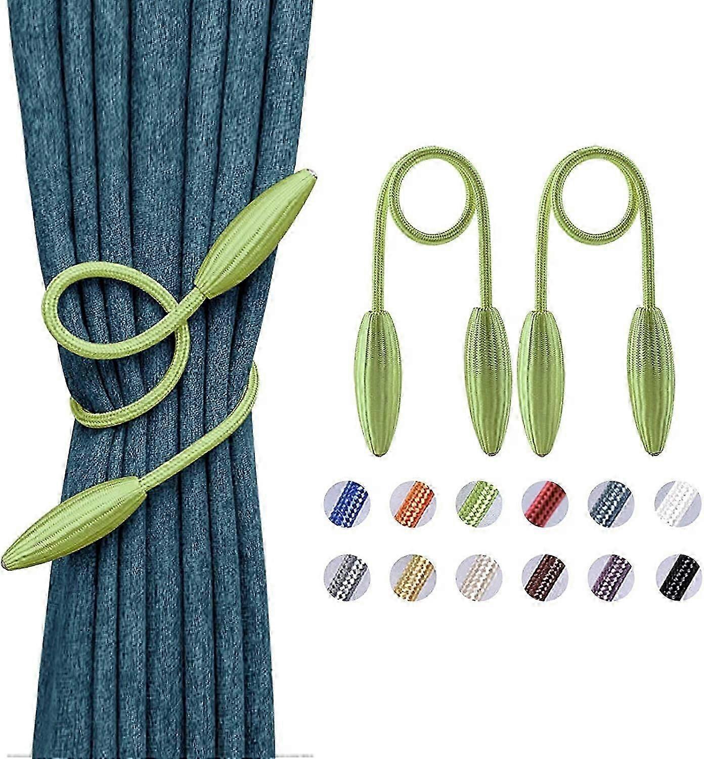 Pack DIY Twist Curtain Tiebacks Creative Decorative Drape Tie Backs European Style Random Modelling Curtain Holdbacks For Home Office Window (Color :
