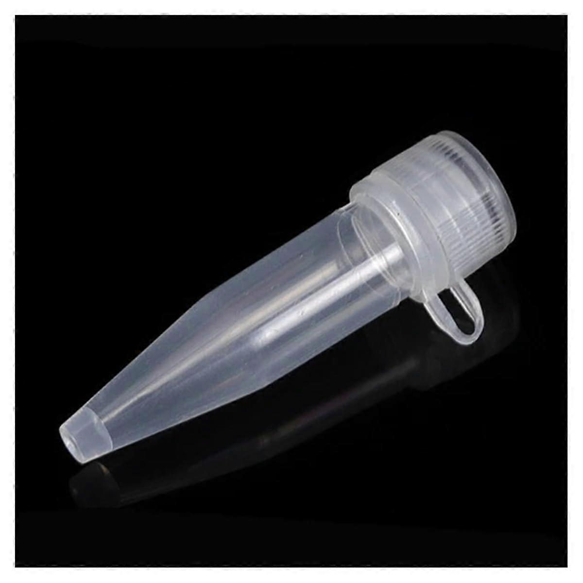 Mini 1.5 ml centrifuge tubes with 10 tubes made of transparent plastic with seals container laboratory access