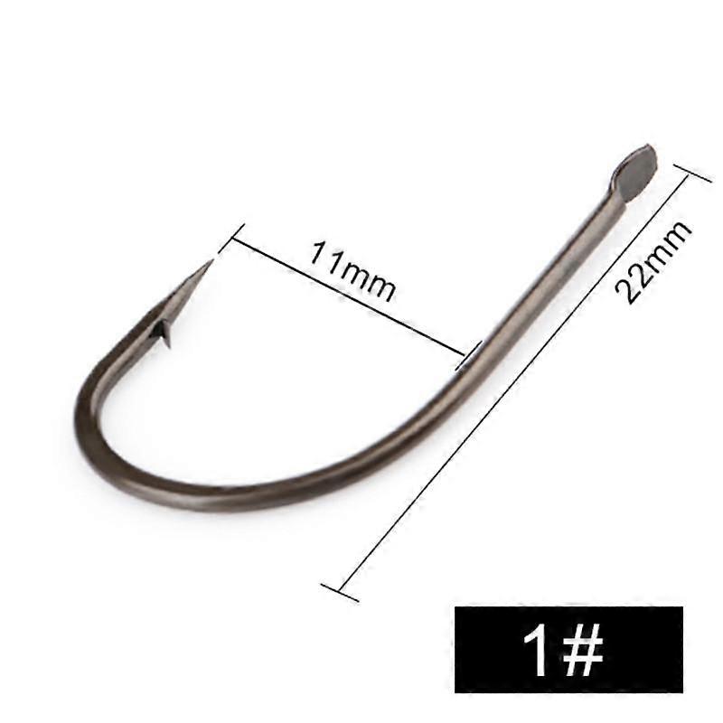 FTK 100pcs Fishing Hook SODE Barbed Fishhook Baitholder Fly Fishing Tackle AD Sharp Ringed Carp Hook GAC