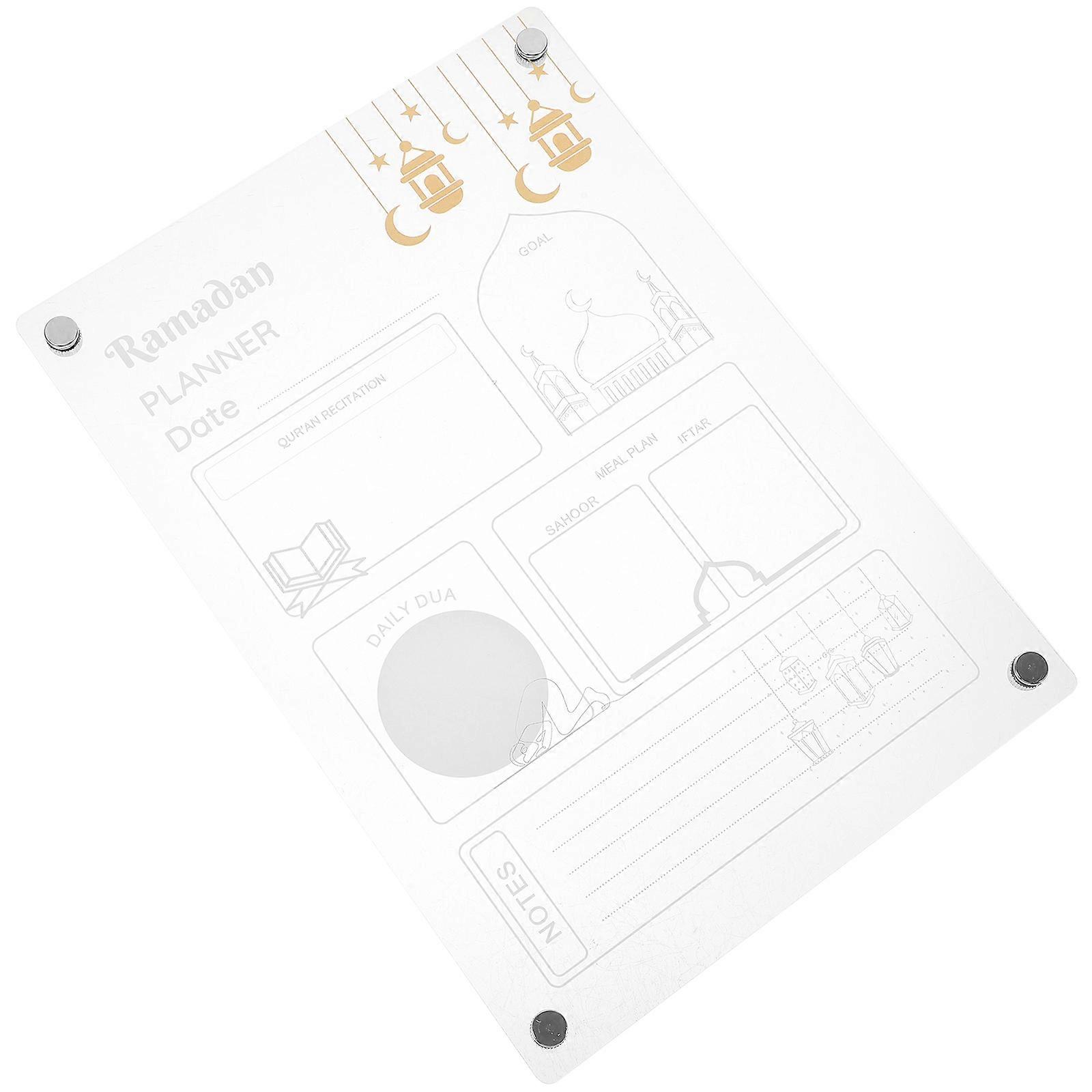 Magnetic Menu Board Refrigerator Boards Menu Planning To-Do Lists 1Pack