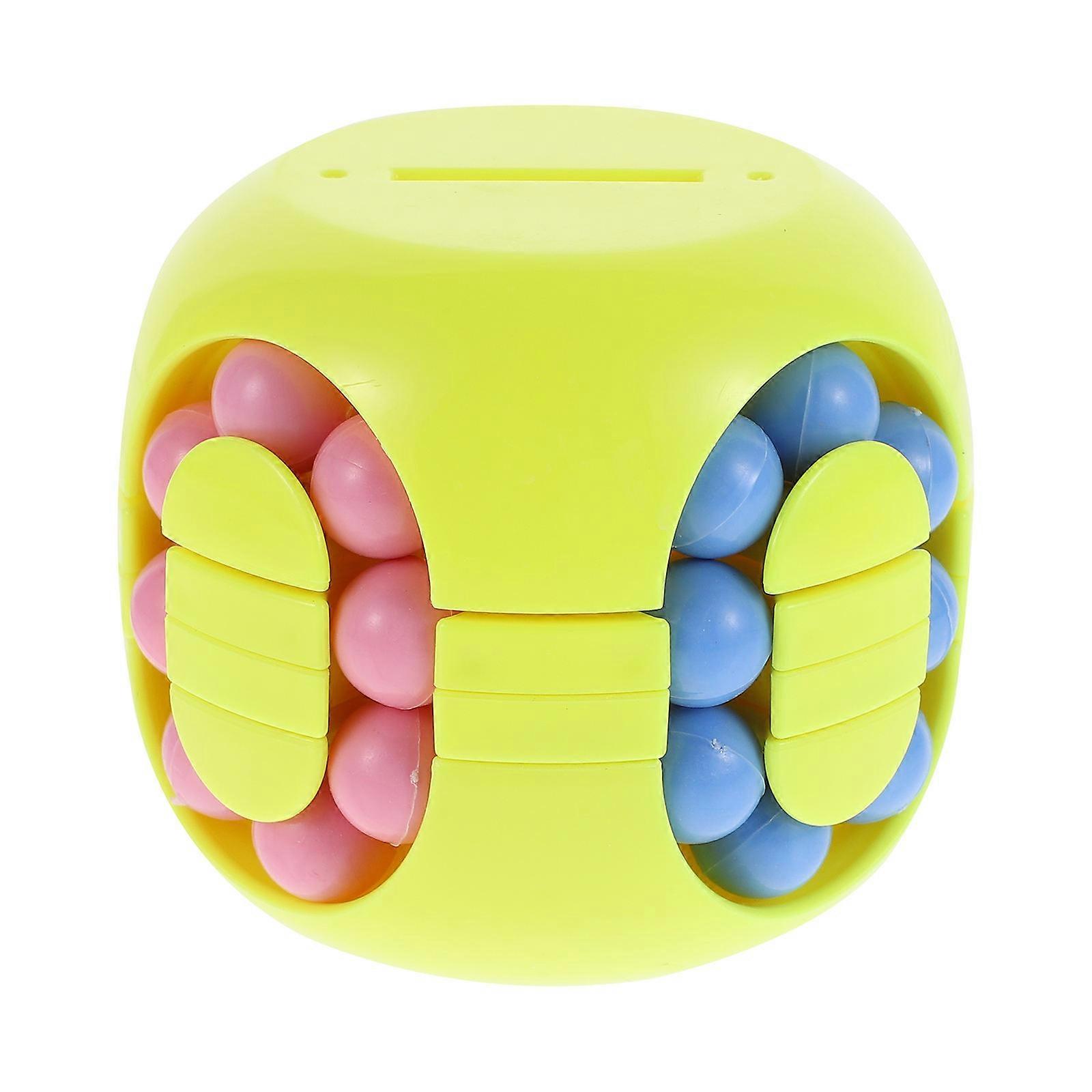 Rotating Bean Cube Decompression Burger Puzzle Cube 8X7.5X7.5CM ABS IQ Challenge 1Set