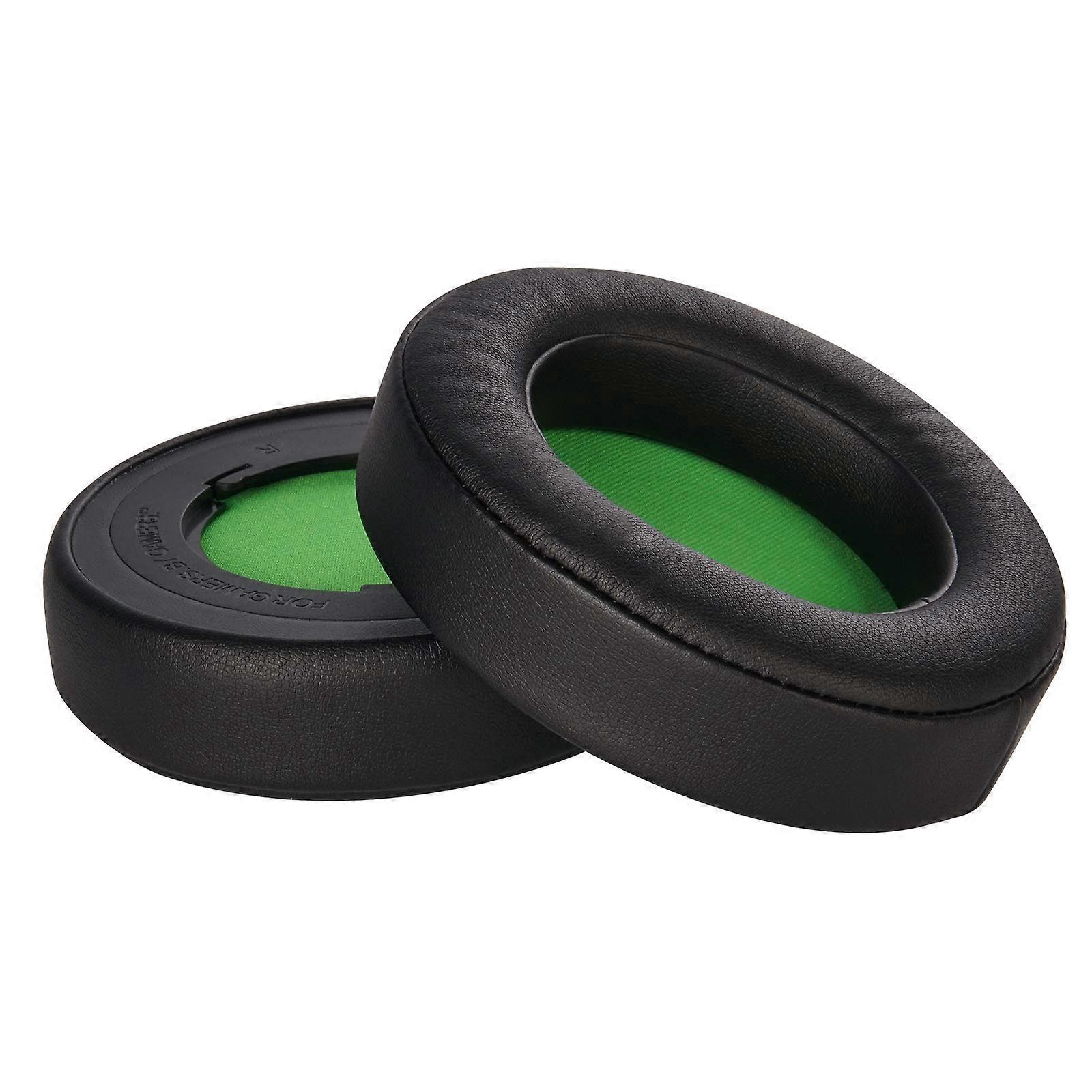 Replacement earcups compatible with Razer Kraken 7.1 V2/Kraken Pro V2, green
