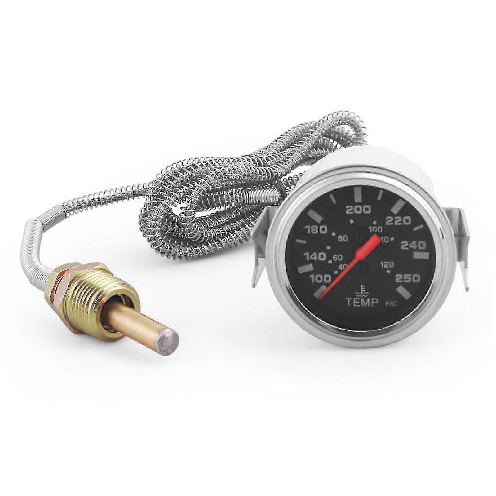 Universal 2" Mechanical Water Temperature Gauge Meter 40-120/100-250 2025