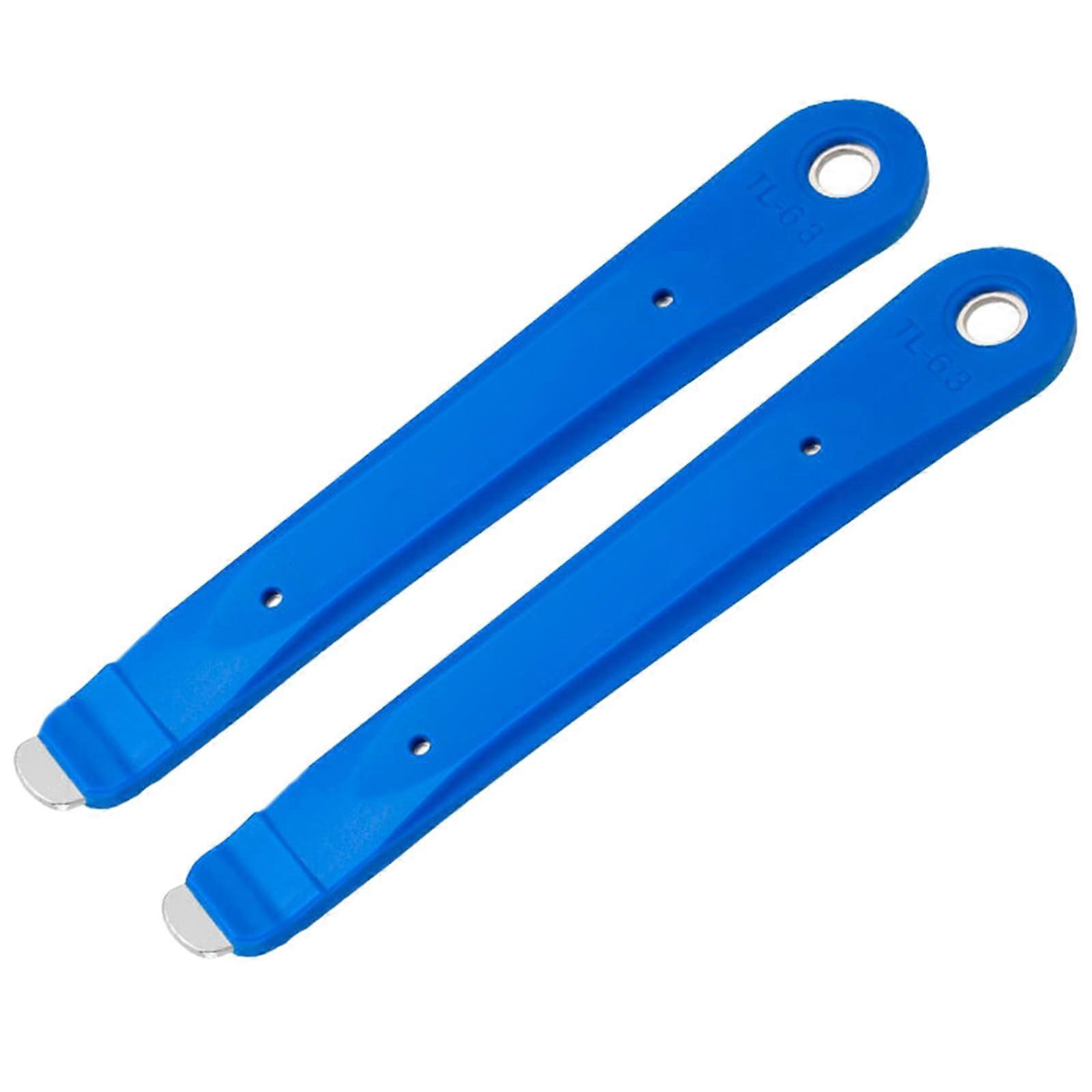 Bicycle Tire Levers, Tire Repair Tool, Durable Plastic Rim Hook, Compatible with Schrader and Presta Valves