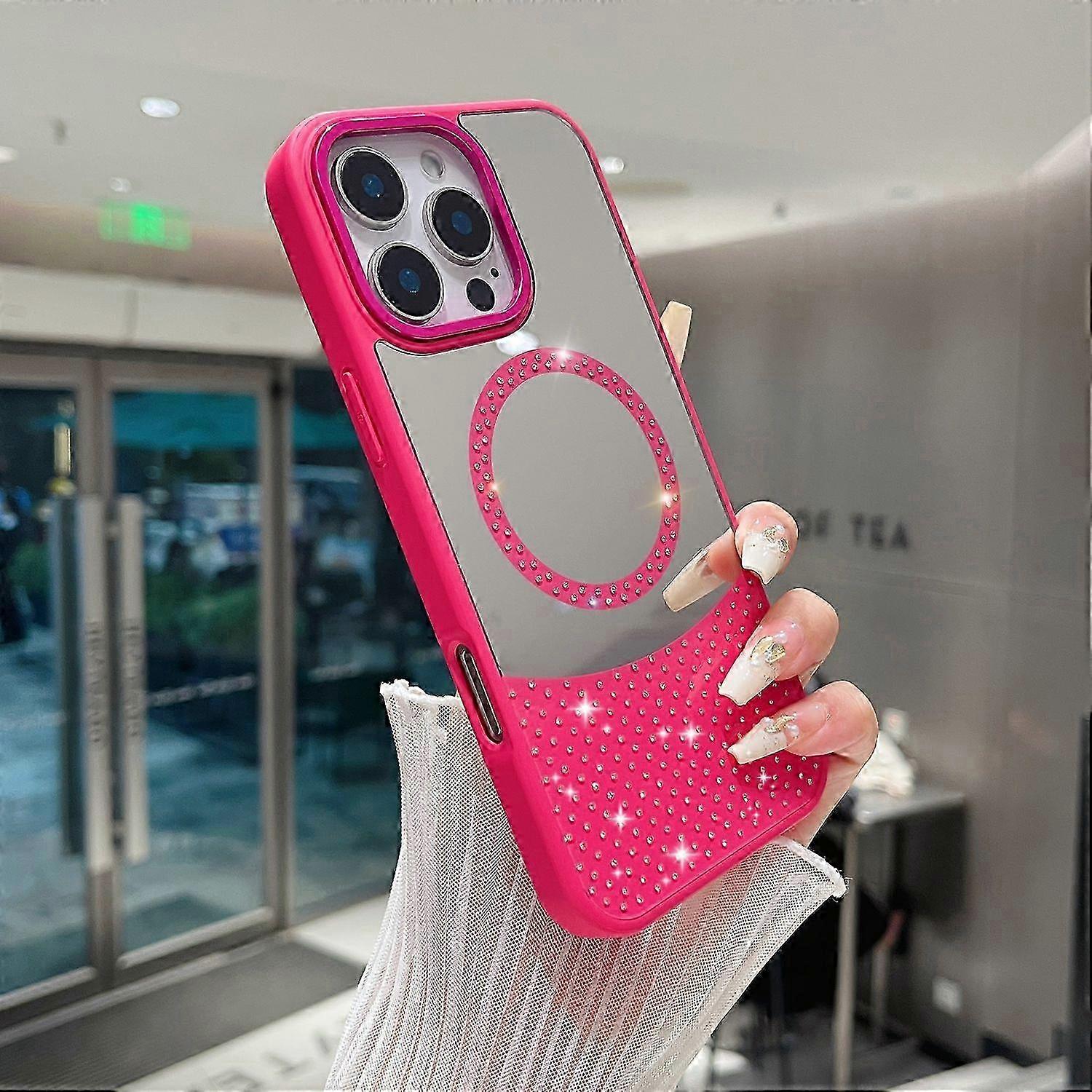Magnetic Case with Mirror Surface for Certain Brand Shockproof Phone Cover