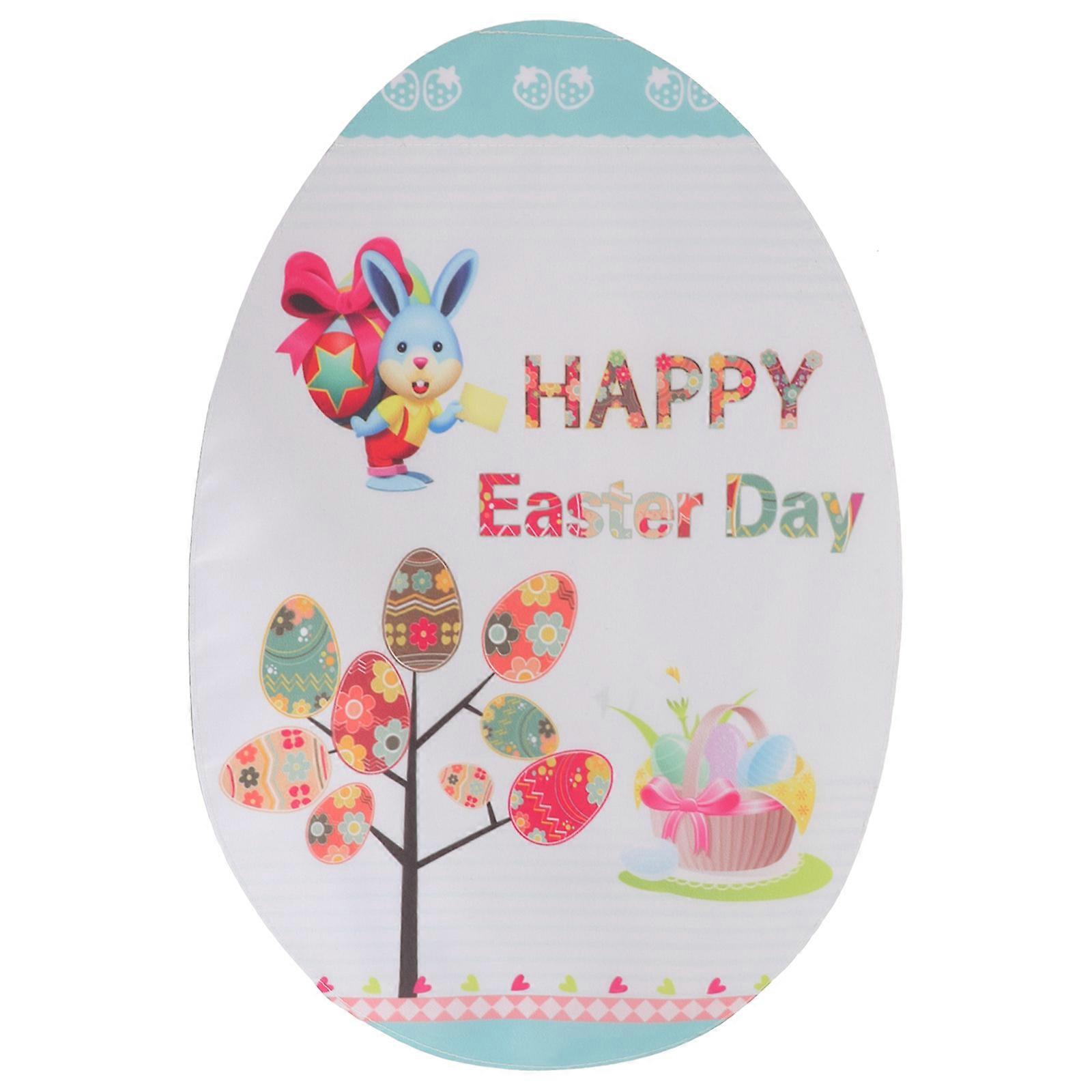 Decorative Flags for Outside Happy Easter Flag 45.00X30.00X0.10CM 1Pcs