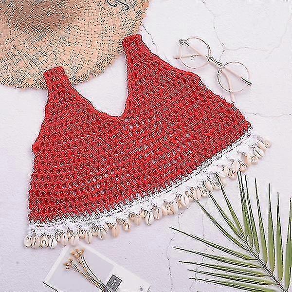 Virkad bikini badkläder för flickor