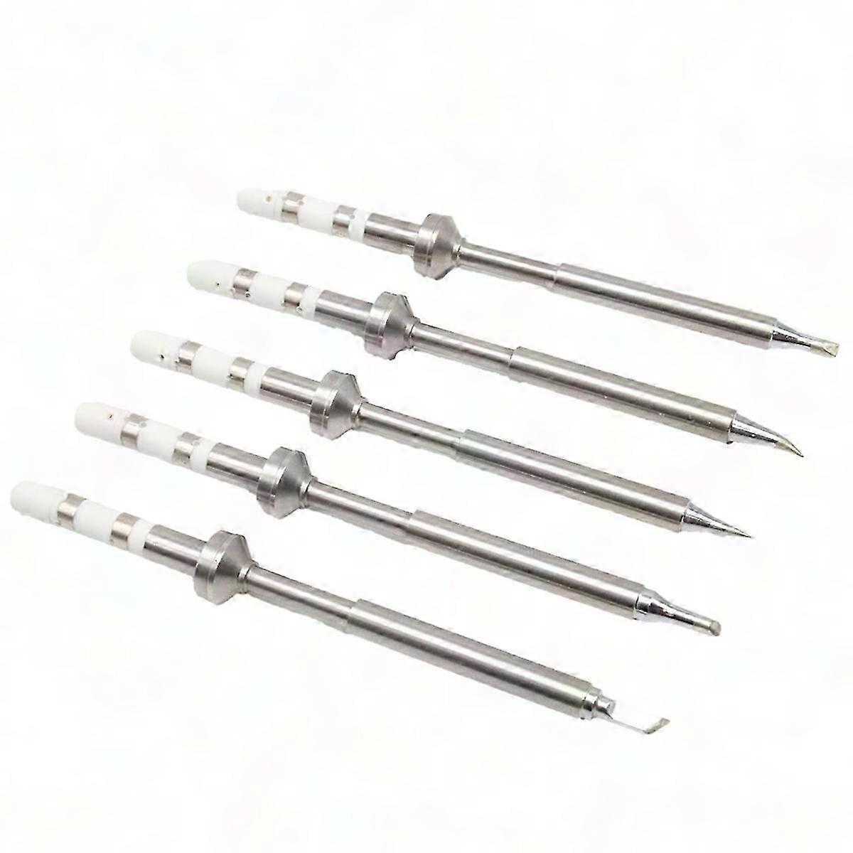 5PCS Soldering Iron Tips,TS100 Series Rapid Heating Replacement Tip